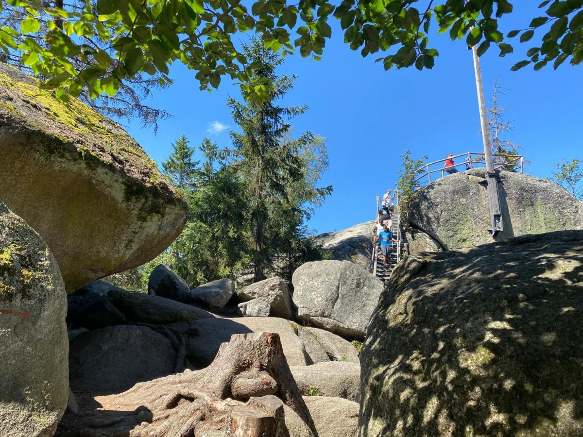Ferienwohnung Oxana Im Naturpark Fichtelgebirge Schonwald  Eksteriør billede